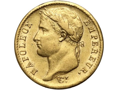 5359. Francja, Napoleon I, 20 franków 1810 A, Paryż