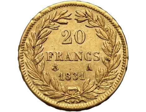 5360. Francja, Ludwik Filip I, 20 franków 1831 A, Paryż - 2