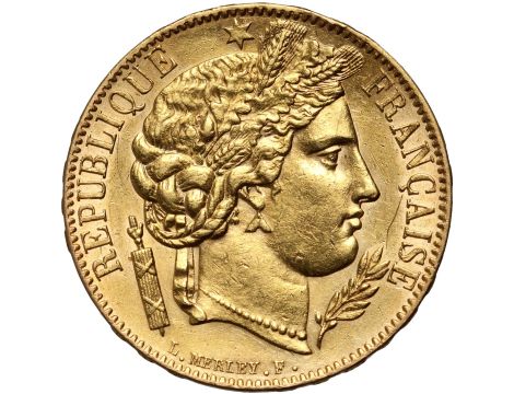 5362. Francja, II Republika, 20 franków 1850 A, Paryż, Ceres