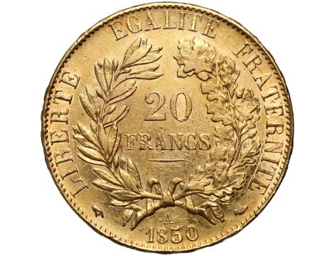 5362. Francja, II Republika, 20 franków 1850 A, Paryż, Ceres - 2