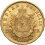 5363. Francja, Napoleon III, 20 franków 1866 A, Paryż, Wieniec - 3