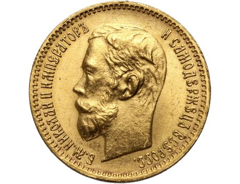 5366. Rosja, Mikołaj II, 5 rubli 1902 (AR)