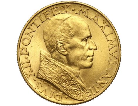 5374. Watykan, Pius XII, 100 lirów 1940