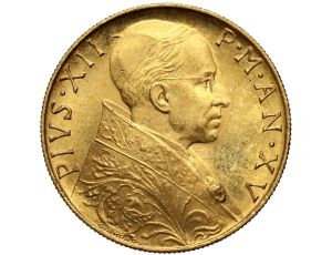 5375. Watykan, Pius XII, 100 lirów 1953