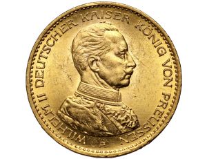 5377. Niemcy, Prusy, Wilhelm II, 20 marek 1913 A, Berlin, Uniform Mundur
