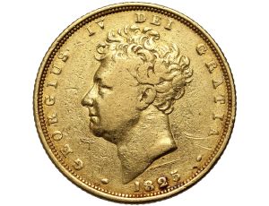 5384. Wielka Brytania, Jerzy IV, suweren 1825