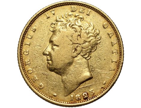 5384. Wielka Brytania, Jerzy IV, suweren 1825