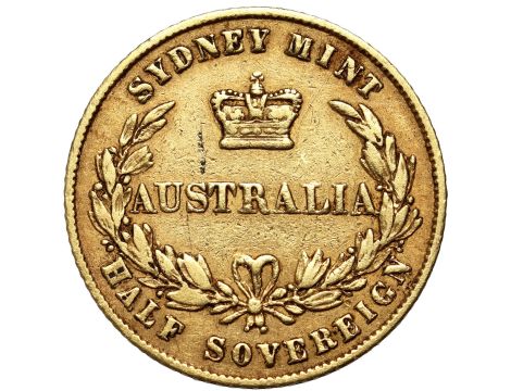 5386. Australia, Wiktoria, 1/2 suwerena 1866, Sydney - 2