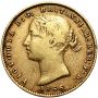 5386. Australia, Wiktoria, 1/2 suwerena 1866, Sydney - 2