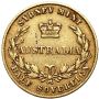 5386. Australia, Wiktoria, 1/2 suwerena 1866, Sydney - 3