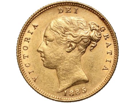 5387. Wielka Brytania, Wiktoria, 1/2 suwerena 1885