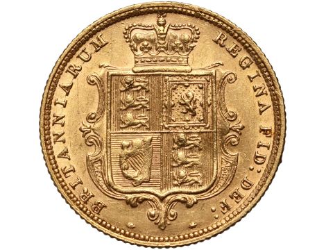 5387. Wielka Brytania, Wiktoria, 1/2 suwerena 1885 - 2