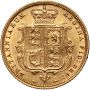 5387. Wielka Brytania, Wiktoria, 1/2 suwerena 1885 - 3