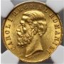 5392. Rumunia, Karol I, 20 lei 1883 B, Bukareszt, NGC MS61 - 3