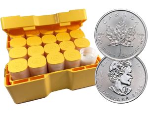 Masterbox Kanadyjski Liść Klonowy 2020 uncja srebra 500 sztuk