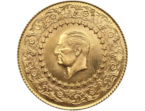 5398. Turcja, 100 kuruszy 1967, Kemal Ataturk