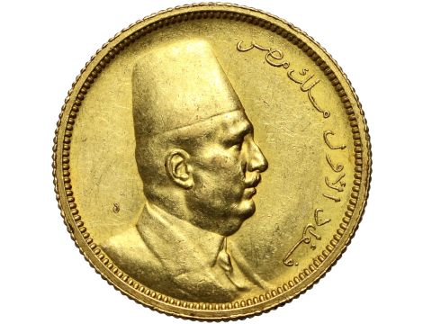 5399. Egipt, Fuad I, 100 piastrów AH1340/1922