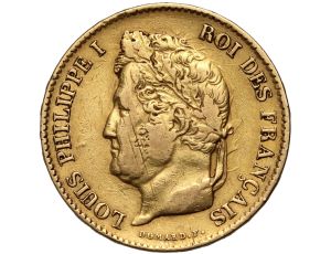 5401. Francja, Ludwik Filip I, 40 franków 1834 A, Paryż