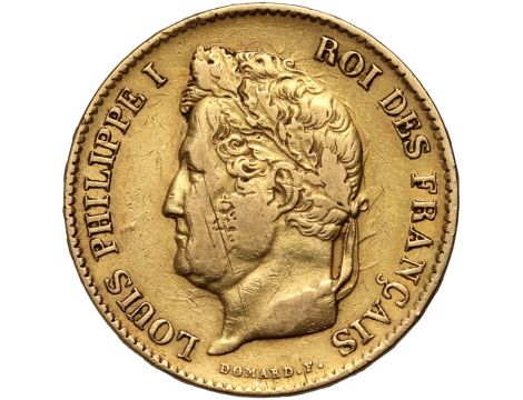 5401. Francja, Ludwik Filip I, 40 franków 1834 A, Paryż