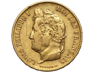 5402. Francja, Ludwik Filip I, 40 franków 1833 A, Paryż