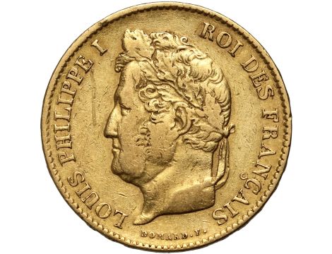 5402. Francja, Ludwik Filip I, 40 franków 1833 A, Paryż