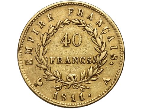 5403. Francja, Napoleon I, 40 franków 1811 A, Paryż - 2