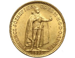 5413. Węgry, Franciszek Józef I, 20 koron 1894 KB, Kremnica