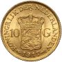 5415. Holandia, Wilhelmina, 10 guldenów 1917 - 3