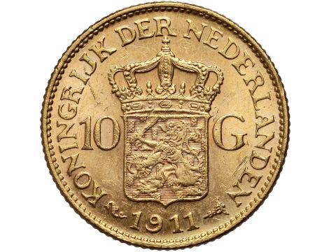 5417. Holandia, Wilhelmina, 10 guldenów 1911 - 2