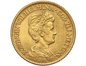 5418. Holandia, Wilhelmina, 10 guldenów 1912