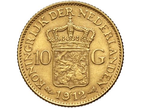 5418. Holandia, Wilhelmina, 10 guldenów 1912 - 2