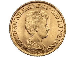 5419. Holandia, Wilhelmina, 10 guldenów 1917