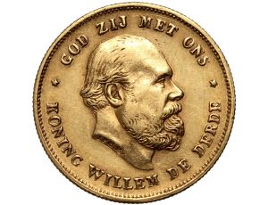 5420. Holandia, Wilhelm III, 10 guldenów 1875