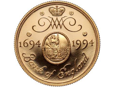 5424. Wielka Brytania, Elżbieta II, 2 funty 1994, 300 lat Banku Anglii