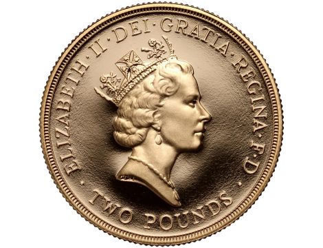 5424. Wielka Brytania, Elżbieta II, 2 funty 1994, 300 lat Banku Anglii - 2