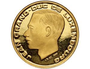 5425. Luksemburg, Jan I, 20 franków 1989, 1/5 uncji złota