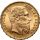 Złota moneta 20 franków belgijskich Leopold II