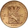 Złota moneta 10 guldenów holenderskich Wilhelm III - 3