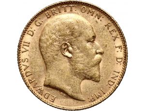 Złoty Suweren Brytyjski Edward VII