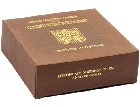 0879. Watykan, 50 euro 2011, Benedykt XVI, Ukrzyżowanie św. Piotra - 5