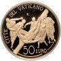 0879. Watykan, 50 euro 2011, Benedykt XVI, Ukrzyżowanie św. Piotra - 4