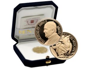 0882. Watykan, 50 euro 2014, Franciszek - 450. rocznica śmierci Michała Anioła