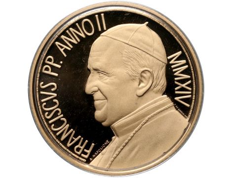0882. Watykan, 50 euro 2014, Franciszek - 450. rocznica śmierci Michała Anioła - 2