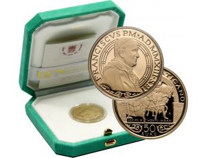 0883. Watykan, 50 euro 2013, Franciszek - Upamiętnienie papieża Leona X
