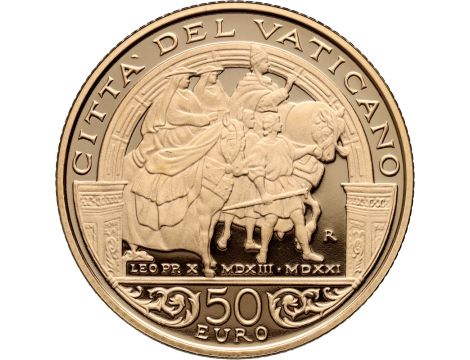 0883. Watykan, 50 euro 2013, Franciszek - Upamiętnienie papieża Leona X - 3