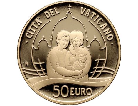 0908. Watykan, zestaw 9 monet euro 2019, Franciszek, Stempel lustrzany - 2