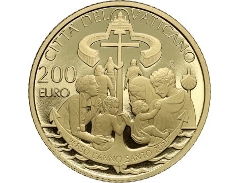 0911. Watykan, 200 euro 2023, Przygotowania do Roku Świętego 2025 - rzadkie - 3