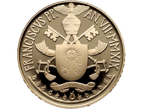 0914. Watykan, 100 euro 2019, Franciszek, Konstytucja Lumen Gentium - 3
