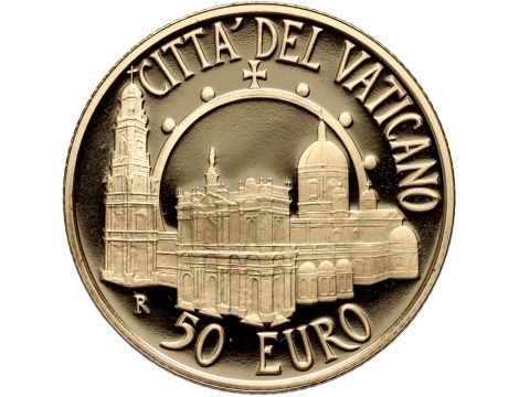 0922. Watykan, 50 euro 2015, Franciszek, Bazylika Matki Bożej w Pompejach - 2