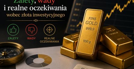 Zalety, wady i realne oczekiwania wobec złota inwestycyjnego